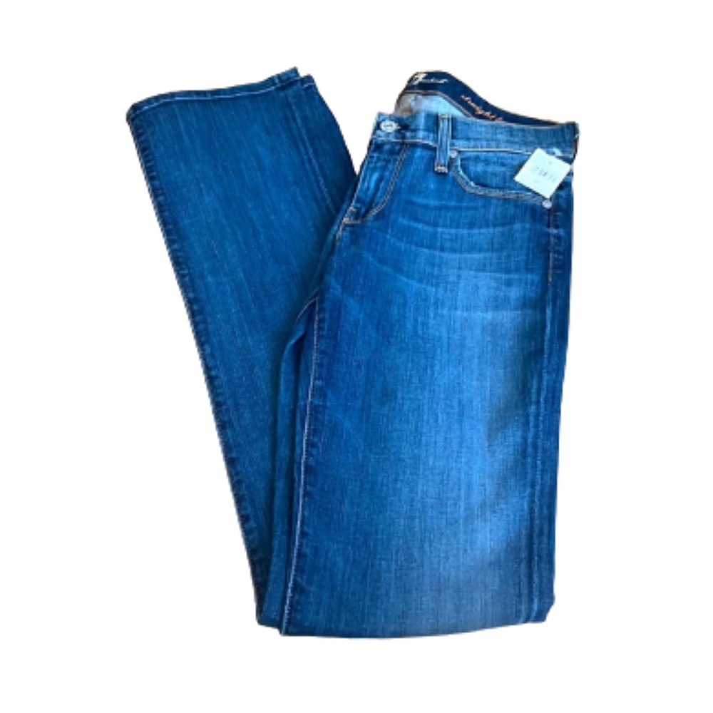 7 FOR ALL MAN KIND straight leg jeans